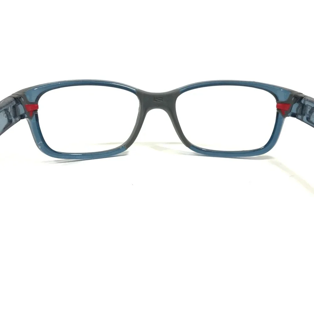 Rec Specs Athletic Goggles Frames Y10 651 Clear Blue Square Full Rim 52-16-125